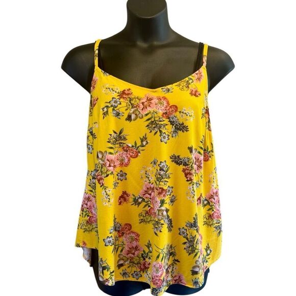 Torrid Yellow Ava Stretch Challis & Sophie Textured Bow Front Swing Cami Lot 2 2 - Picture 6 of 15